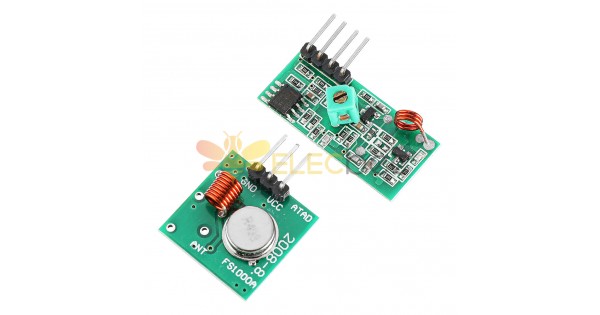 433Mhz RF Decoder Transmitter With Receiver Module Kit For MCU Wireless for  Arduino