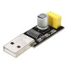 ESP8266 ESP01 WIFI收發無線模塊+USB轉ESP8266串口適配器無線WIFI開發板