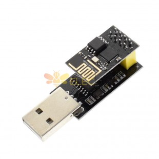 Module sans fil émetteur-récepteur WIFI ESP8266 ESP01 + adaptateur série USB vers ESP8266 carte de développement WIFI sans fil