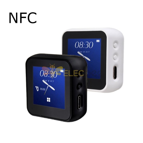 Interação ambiental vestível programável WiFi Bluetooth ESP32 tela de toque capacitiva NFC