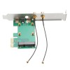 Scheda di conversione da mini WiFi 802.11n PCI-E a PCI-E Wireless Adapter