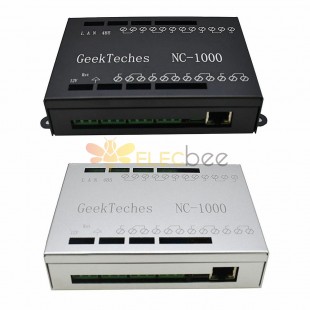 Placa de Control remoto NC-1000 Ethernet RJ45 TCP/IP con relé de 8 canales integrado AC250V 485 controlador de red DC 7-24V Negro