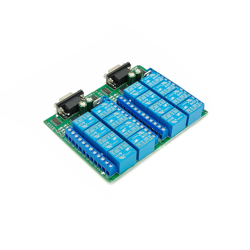 R221A08 8CH Module de relais de Port série DB9 UART RS232 commutateur de télécommande 12V DC pour Smart Home