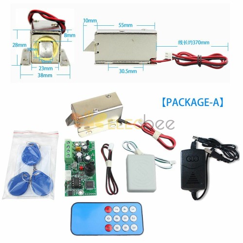 Contrôle d\'accès intégré RFID Petite serrure électromagnétique Intercom Control Board Switch Control Combinaison EMID 125KHz pour Smart Home
