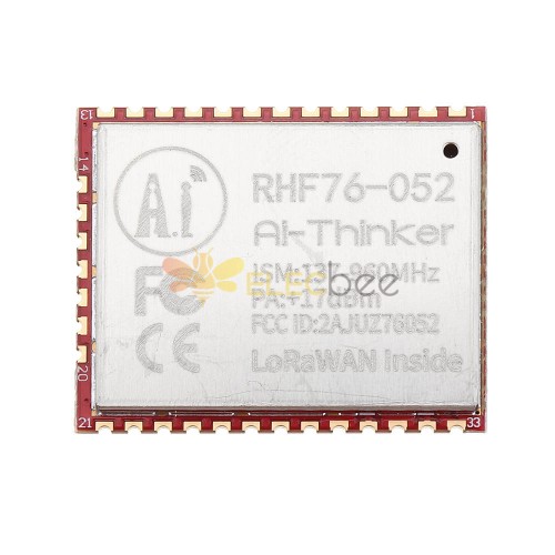 RHF76-052 SX1276模块LoRaWAN节点无线模块集成STM32低功耗远距离433/470/868/915MHz