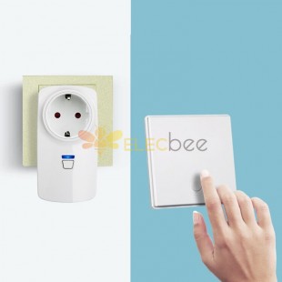 Remote Control Socket with 86 Type Self-generating Wireless Remote Control Switch AC85~250V