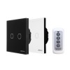 SESOO SY6-02-D EU/UK Standard 2 Gang 1 Way RF433 Remote Smart Wall Switch