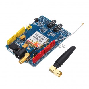 SIM900 Quad Band GSM GPRS Shield Development Board for Arduino - products that work with official Arduino boards