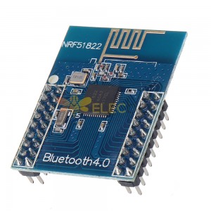 Módulo bluetooth nRF51822, placa de desarrollo BLE4.0, antena integrada de bajo consumo de energía 2,4G