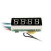 0.36英寸三合一时间+温度+电压表显示带NTC DC7-30V电压表电子表时钟数码管