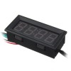 0.56 Inch 200V 3-in-1 Time + Temperature + Voltage Display with NTC DC7-30V Voltmeter Black Watch Clock Digital Tube