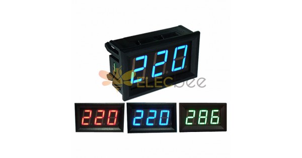 0.56 Inch AC70-500V Mini Digital Volt Meterr Voltage Panel Meter AC Voltage  LED Display Meter