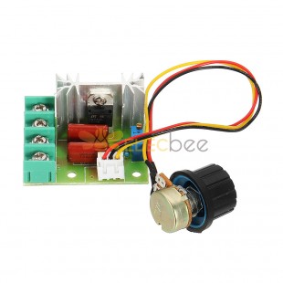 Motor regulador de tiristor de 2000W, 10 Uds., 220V, módulo de termostato de atenuación, potenciómetro externo, voltaje ajustable