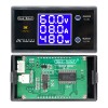 10pcs Digital DC 0-100V 0-10A 250W Testador DC7-12V Display Digital LCD Tensão Medidor de Potência Atual Voltímetro Amperímetro Detector de Ampère para Arduino