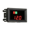 12-60V ASİT Kırmızı Kurşun Pil Kapasitesi Voltmetre Göstergesi Şarj Seviyesi Kurşun-asit LED Test Cihazı