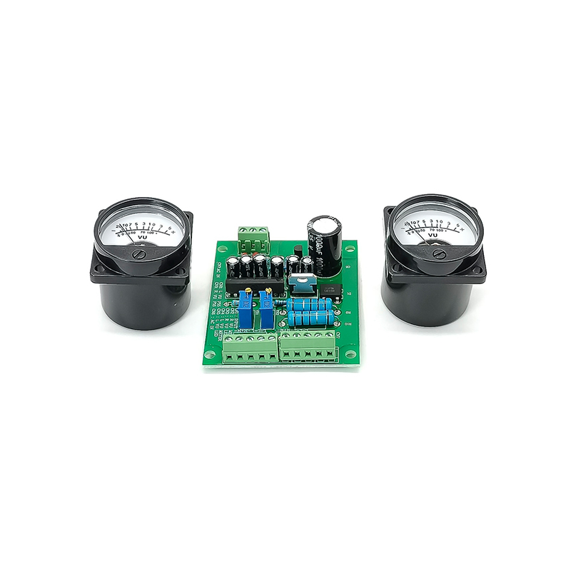 2 Pcs VU Meter WBacklight Recording Audio Level Amp With Driver Module