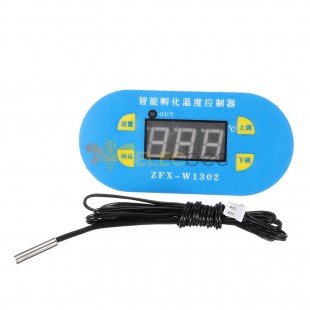 20 piezas ZFX-W1302 controlador de termostato Digital medidor de temperatura de control de temperatura para incubadora automática