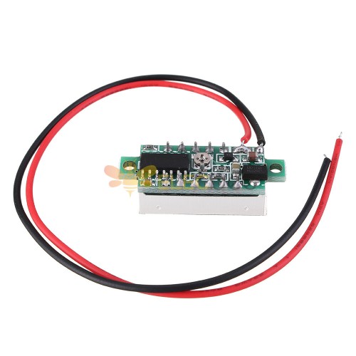 Mini voltmètre numérique à LED de 0,28 pouces, 2 fils DC 2,5V - 30V, A