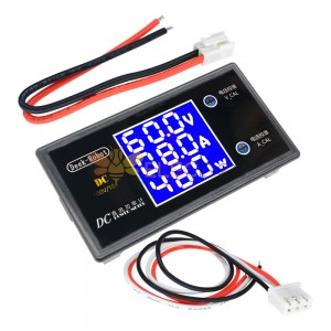 2pcs numérique DC 0-100V 0-10A 250W testeur DC7-12V LCD affichage numérique tension courant compteur de puissance voltmètre ampèremètre détecteur d'ampli pour Arduino