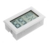 3Pcs Mini LCD Digital Thermometer Hygrometer Fridge Freezer Temperature Humidity Meter White Egg Inc