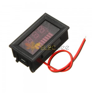 3 peças 12-60 V ACID vermelho chumbo indicador de capacidade da bateria voltímetro medidor de nível de carga testador de LED de chumbo-ácido