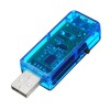 3pcs 12 in 1 Blue USB Tester DC Digital Voltmeter Amperemeter Meter Detector Power Bank Charger Indicator