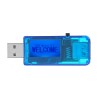 3pcs 12 in 1 Blue USB Tester DC Digital Voltmeter Amperemeter Meter Detector Power Bank Charger Indicator