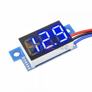 5Pcs DC 0-2000V 0.36 Inch Mini Digital Volt Meter Voltage Tester 3 Wire Digital Volt Indicator Car Voltmeter