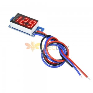 5Pcs DC 0-2000V 0.36 Inch Mini Digital Volt Meter Voltage Tester 3 Wire Digital Volt Indicator Car Voltmeter