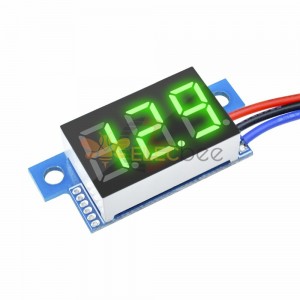 5Pcs DC 0-2000V 0.36 Inch Mini Digital Volt Meter Voltage Tester 3 Wire Digital Volt Indicator Car Voltmeter