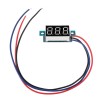 5Pcs DC 0-2000V 0.36 Inch Mini Digital Volt Meter Voltage Tester 3 Wire Digital Volt Indicator Car Voltmeter