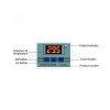 5 peças XH-3002 12V profissional W3002 LED digital controlador de temperatura 10A termostato regulador