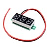 5 pçs 0,28 polegadas Dois fios 2,5-30 V Display vermelho digital CC Voltímetro Medidor de tensão ajustável