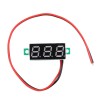 5 pçs 0,28 polegadas Dois fios 2,5-30 V Display vermelho digital CC Voltímetro Medidor de tensão ajustável