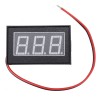 5 adet Mavi DC3-30V LCD Ekran Dijital Voltaj Ölçer Su Geçirmez Toz Geçirmez 0.4 İnç LED Dijital Tüp