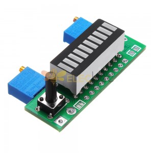 5pcs綠色LM3914電池容量指示模塊LED功率電平測試儀顯示板