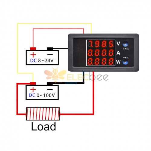 Dc 9v a 48v 0-10a voltmetro digitale amperometro tensione corrente