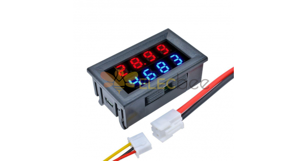 LED numérique Volt amp Hz AC ampèremètre voltmètre courant le témoin de  tension de fréquence - Chine Voltmètre ampèremètre, voltmètre numérique à  LED carrés ampèremètre