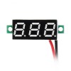 0,28 Zoll 2,5 V-30 V Mini-Digital-Voltmeter-Spannungsprüfer Zweileitungs-Voltmeter Gelb 5pcs