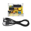 1Hz-50MHz Oscilador de cristal Frequência Tester Medidor Contador Kit DIY desmontado com estojo