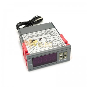 STC-1000 2 繼電器輸出 LED 數字溫度控制器恆溫培養箱帶傳感器加熱器