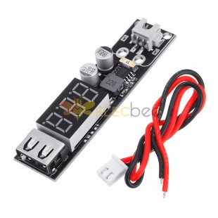 JHE-KC32 Voltage Display Step Down USB Charging Module 7-30V QC2.0/3.0 USB Mobile Phone Charger