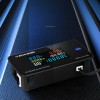 KWS-DC200 0-200V 0-100A DC Digital Display Voltage and Current Meter Color Screen Power Tempterature Tester Timer 100A