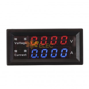 M4430 Mini voltímetro digital amperímetro DC 100V / DC 200V 10A Panel Amp Volt Voltaje Medidor de corriente Tester Detector 100V