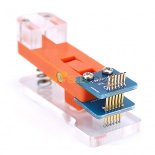 Módulo de programador, accesorio de prueba de PCB, 1*6P, herramienta de prueba de 1,27mm, sonda chapada en oro para el código de carga