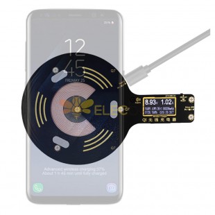 QC2.0 / 3.0 Wireless 10W Cargador rápido Probador de teléfono móvil para Apple  Pantalla de voltaje y corriente