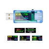 U96 USB Test Cihazı DC Dijital Voltmetre Güç Bankası Şarj Cihazı Göstergesi Gerilim Akım Ölçer Dedektörü Mavi
