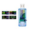 U96 USB Test Cihazı DC Dijital Voltmetre Güç Bankası Şarj Cihazı Göstergesi Gerilim Akım Ölçer Dedektörü Mavi