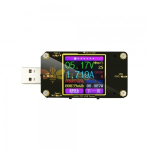 Тестер цвета цифрового дисплея измерителя напряжения тока USB с вольтметром bluetooth