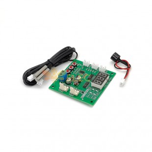 DC 12V 24V 48V 2 Way Cooling PWM 4 Wire Fan Temperature Controller Temperature Speed Display